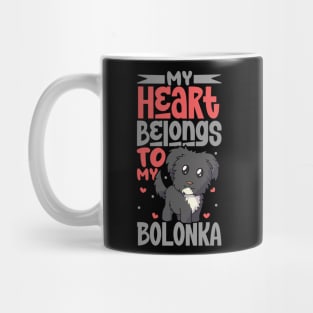 My heart belongs to my Bolonka Zwetna Mug